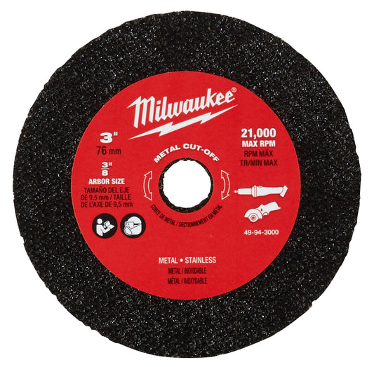 Milwaukee 49-94-3000 3 in. Metal Cut Off Wheel 3 pk