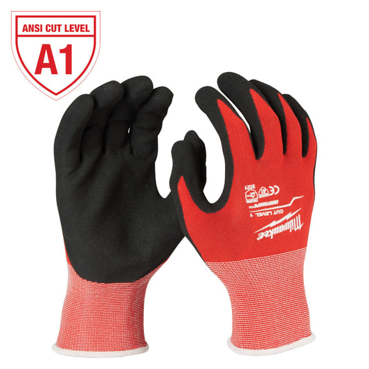 Milwaukee 48-22-8900B S-2XL Cut Level 1 Nitrile Dipped Gloves