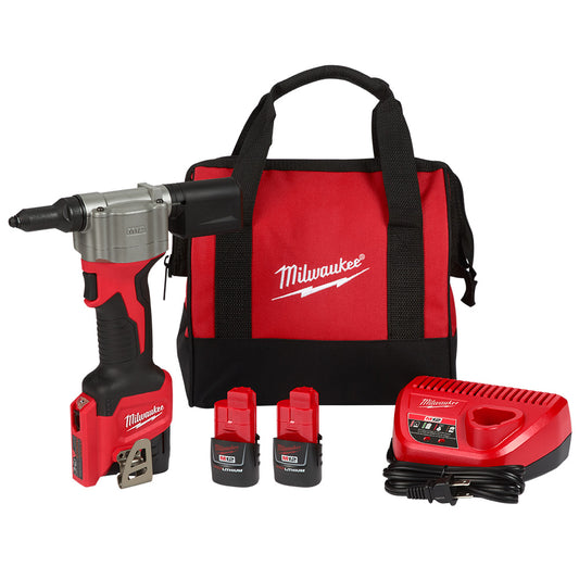 Milwaukee 2550-22 M12 Rivet Tool Kit