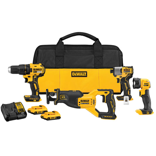 DeWalt DCK479D2 20V MAX Brushless 4-Tool Combo Kit