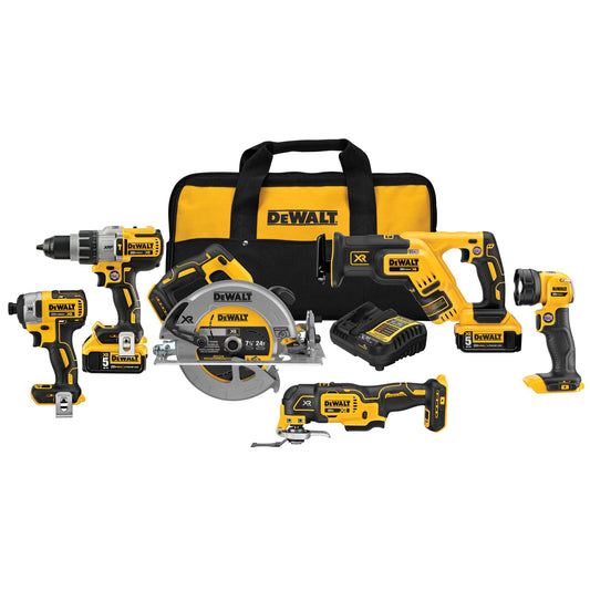 DeWalt DCK694P2 20V MAX XR LI-Ion 6-Tool Combo Kit