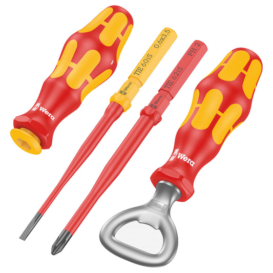 Wera 05135816001 Kraftform Kompakt VDE set Christmas 2024 (in a counter display), 11 pieces