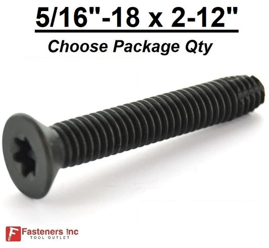 5/16"-18 x 2-1/2" Torx Trailer Flooring Floorboard Screws Self Tapping / Threading