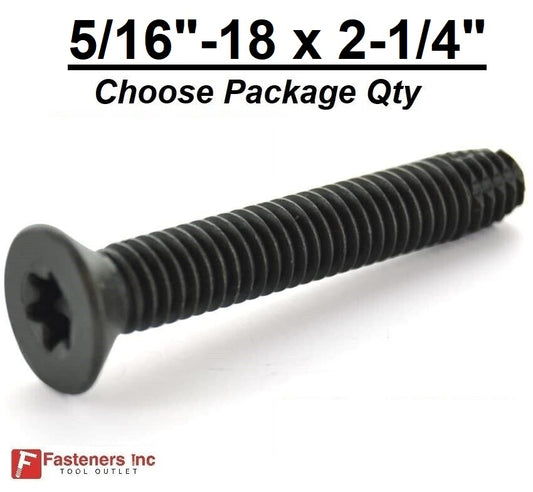 5/16"-18 x 2-1/4" Torx Trailer Flooring Floorboard Screws Self Tapping / Threading