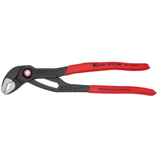 KNIPEX 87 21 250 10" Cobra QuickSet Water Pump Pliers