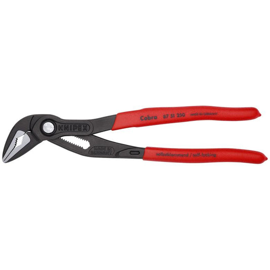 KNIPEX 87 51 250 10" Cobra Extra-Slim (ES) Water Pump Pliers