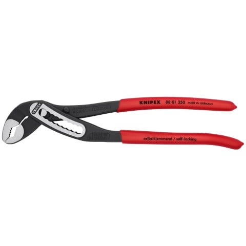 KNIPEX 88 01 250 Heavy Duty Forged Steel 10 in Alligator Water Pump Pliers with 61 HRC Teeth
