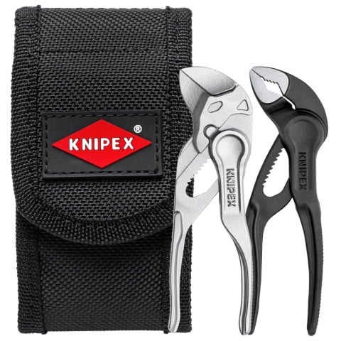 KNIPEX 00 20 72 V04 XS 2 Pc Mini Pliers Set XS in Belt Pouch