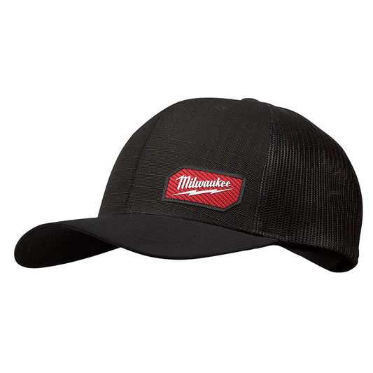 Milwaukee 505B GRIDIRON Snapback Trucker Hat - Black