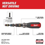 Milwaukee 48-22-2921 Multi-Nut Driver W/ SHOCKWAVE Impact Duty Magnetic Nut Drivers