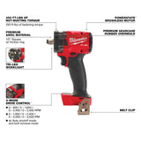 Milwaukee 2855-20 M18 FUEL 1/2 Compact Impact Wrench w/ Friction Ring