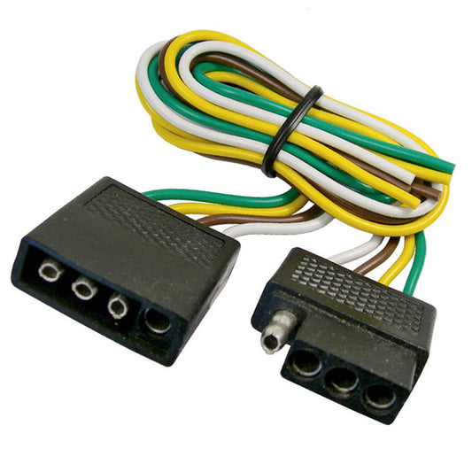Pico 0715PT 4-Way Molded Flat Shrouded Trailer Connector 18 AWG Wire Male & Female  1/pk