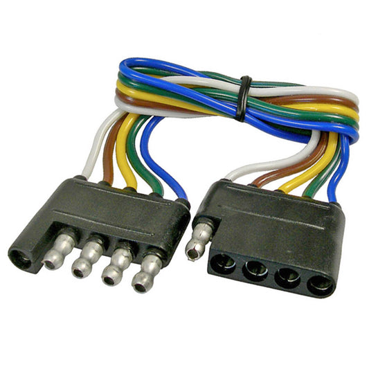 Pico 0718PT 5-Way Molded Flat Trailer Connector 16 AWG Wire Male & Female  1/pk