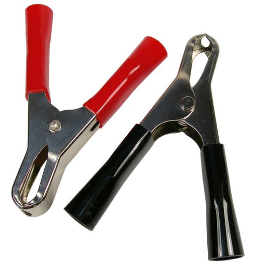 Pico 0840PT Red & Black Insulated 30 AMP Test Clips 3-1/4" Length  1 ea Red & Black/pk