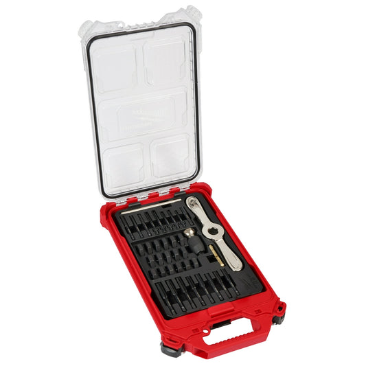 Milwaukee 49-22-5603 38PC Metric Tap & Die PACKOUT Set w/ HEX-LOK 2-in-1 Handle