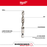Milwaukee 48-89-4875 5 Pc SHOCKWAVE Impact Duty Metric Drill and Tap Bit Set