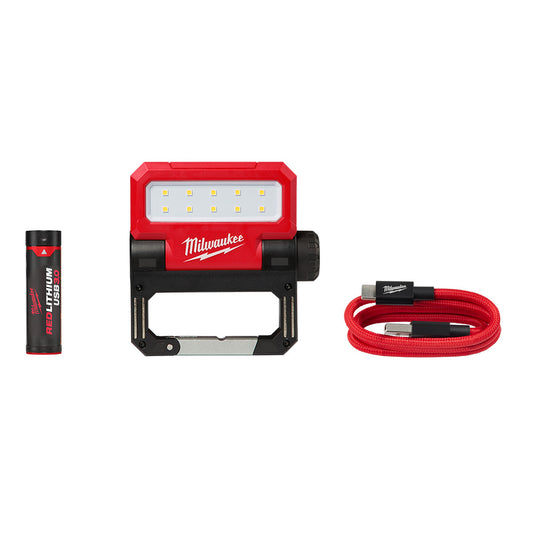 Milwaukee 2114-21 REDLITHIUM USB ROVER Pivoting Flood Light