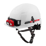 Milwaukee 48-73-1321 White Front Brim Safety Helmet (USA) - Type 2, Class E