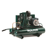 ROLAIR 5715K17-0001 1.5 HP (115V) 7.3 CFM@90PSI 9 Gall Twin Tank Compressor
