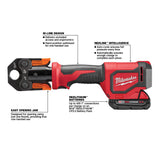 Milwaukee 2674-22P M18 Short Throw Press Tool Kit w/ Viega PureFlow Jaws