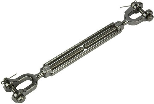 3/8"-16 x 6" Stainless Steel Jaw to Jaw Turnbuckles