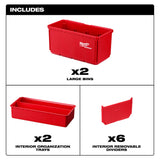 Milwaukee 48-22-8063 2PK Large Bin Set for PACKOUT