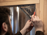 Johnson Level and Tool 7-1/4" Johnny Square® MACH-1™ Smart Mark™ Rafter Square with Level Vial
