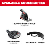 Milwaukee 3672-20 M18 FUEL 4-1/2"-6" Variable Speed Braking Grinder, Paddle Switch w/ ONE-KEY
