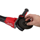 Milwaukee 2887-20 M18 FUEL 5" Flathead Braking Grinder, Slide Switch Lock-On