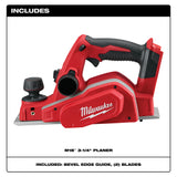 Milwaukee 2623-20 M18 3-1/4 in. Planer