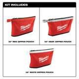 Milwaukee 48-22-8193 3 pk Zipper Pouches