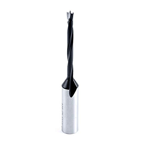 Amana Tool - 202004 Carbide Tipped Brad Pt. Boring Bit R/H 4mm Dia x 77mm Long x 10mm Shank