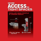 Milwaukee 2565-22 M12 FUEL 1/2" Right Angle Impact Wrench Kit