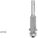 Amana Tool - 47160 Carbide Tipped Flush Trim V-Groove 5/8 Dia x 1" 4 Shank