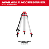 Milwaukee 3702-21 M18 Green Interior Rotary Laser Level Kit w/ Remote/Receiver & Wall Mount Bracket