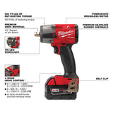 Milwaukee 2962P-22R M18 FUEL 1/2" Mid-Torque Impact Wrench w/ Pin Detent Kit