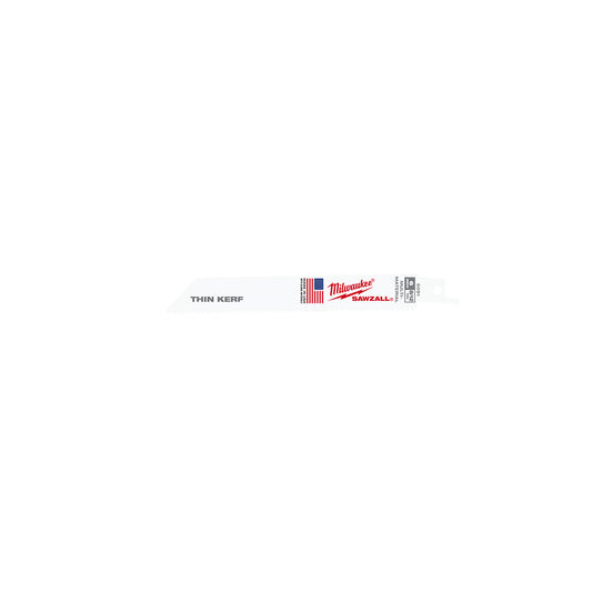 Milwaukee 48-01-7091 6" 8/12 TPI SAWZALL Blade for Multi-Material Bulk 100