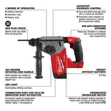 Milwaukee 2912-20 M18 FUEL 1 in SDS Plus Rotary Hammer