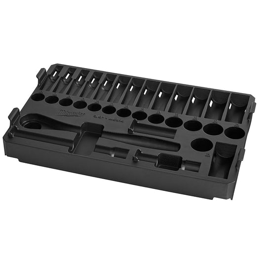 Milwaukee 48-22-9482T 3/8 in. 32 Pc. Ratchet and Socket Set in PACKOUT - Metric Tray