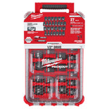 Milwaukee 49-66-6804 SHOCKWAVE Impact Duty Socket 1/2ÃƒÂ¢Ã¢â€šÂ¬Ã‚Â Dr 27PC MM & SAE PACKOUT Set