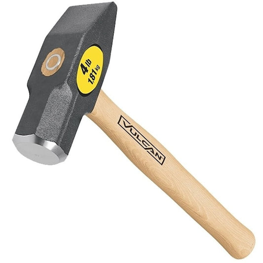Vulcan Tools Hammer, 4 lb Head, Cross, Cross-Pein, Forged Milled Head, Steel Head