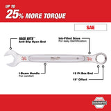 Milwaukee 48-22-9415 15-Piece Combination Wrench Set - SAE