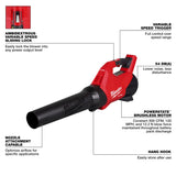 Milwaukee 3017-20 M18 FUEL 18V 500CFM Blower, Tool Only