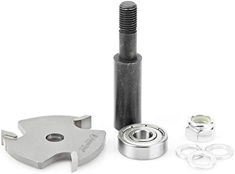 Amana Tool - 53410-1 Slotting Cutter Assembly 3 Wing x 1-7/8 Dia x 1/4 x 1/2" Shank