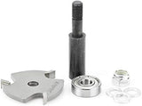 Amana Tool - 53410-1 Slotting Cutter Assembly 3 Wing x 1-7/8 Dia x 1/4 x 1/2" Shank