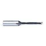 Amana Tool - 202004 Carbide Tipped Brad Pt. Boring Bit R/H 4mm Dia x 77mm Long x 10mm Shank