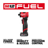 Milwaukee 3485-22 M12 FUEL 1/4" Right Angle Die Grinder Kit
