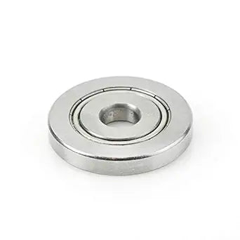 Amana Tool - 47763 Steel Ball Bearing Guide 1-1/4 Overall Dia x 5/16 Inner Dia x .196 Heig
