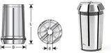 Amana Tool - 1/2 Dia Spring Collets RDO20 (CO-416), Industrial Grade