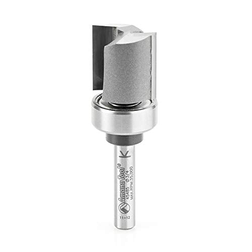 Amana Tool - 45485 Carbide Tipped Flush Trim Plunge Template 3/4 Dia x 3/4 x 1/4" Shan